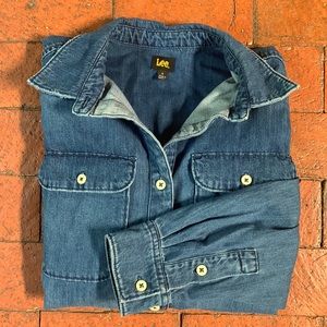 Lee Denim oversized work shirt/ shirt jacket